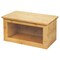 mDesign Bamboo Kitchen Countertop Bread Box, Clear Window, Lid - Natural Wood